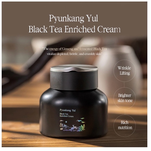 PYUNKANG YUL Black Tea Enriched Cream 2.02 Fl Oz NIB KBEAUTY - Picture 4 of 9